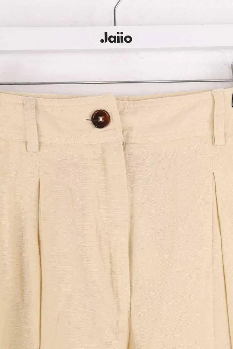 Pantalon Louise Misha Jaune en Lin