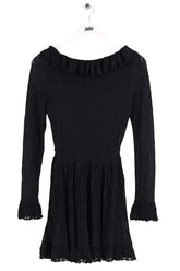 Robe Alaïa Noir en Viscose, taille L - Seconde Main