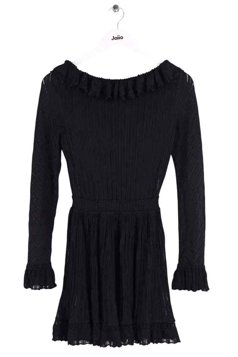 Robe Alaïa Noir en Viscose, taille L - Seconde Main
