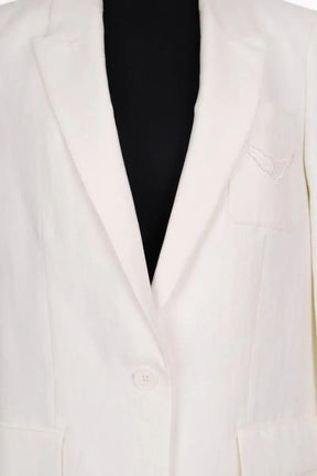 Blazer Zadig & Voltaire Blanc en Lin