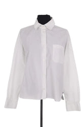 Chemise Max Mara Blanc en Coton, taille M - Seconde Main