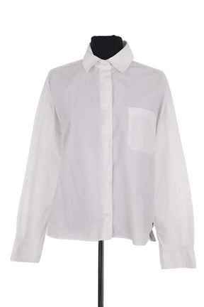 Chemise Max Mara Blanc en Coton, taille M - Seconde Main