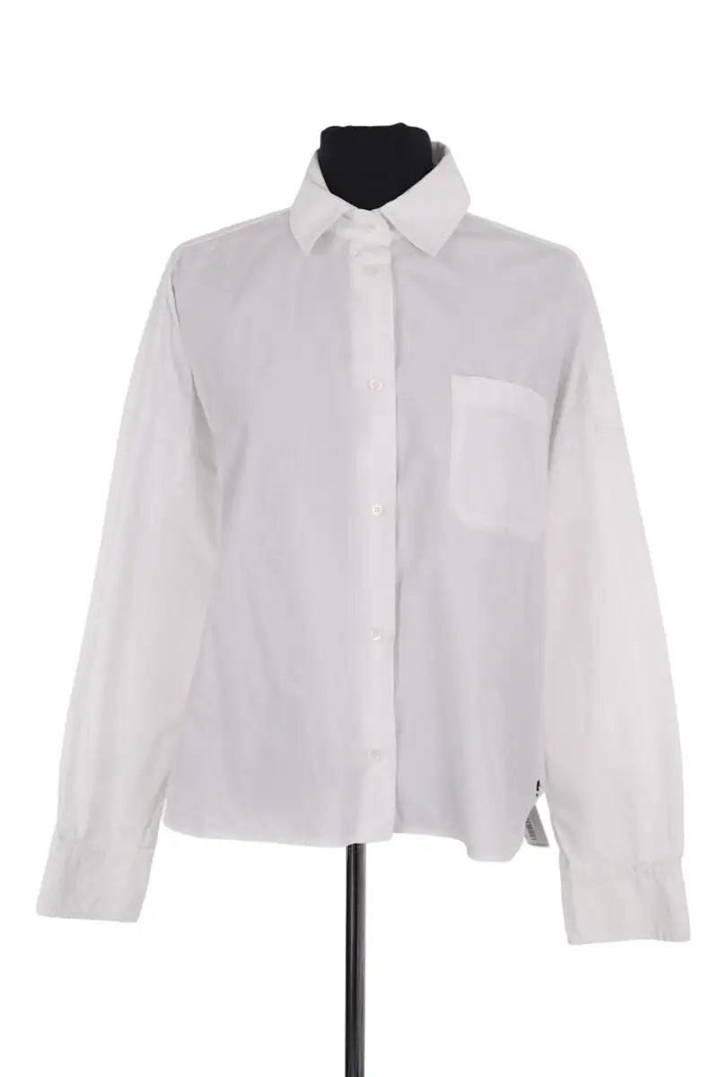 Chemise Max Mara Blanc en Coton, taille M - Seconde Main