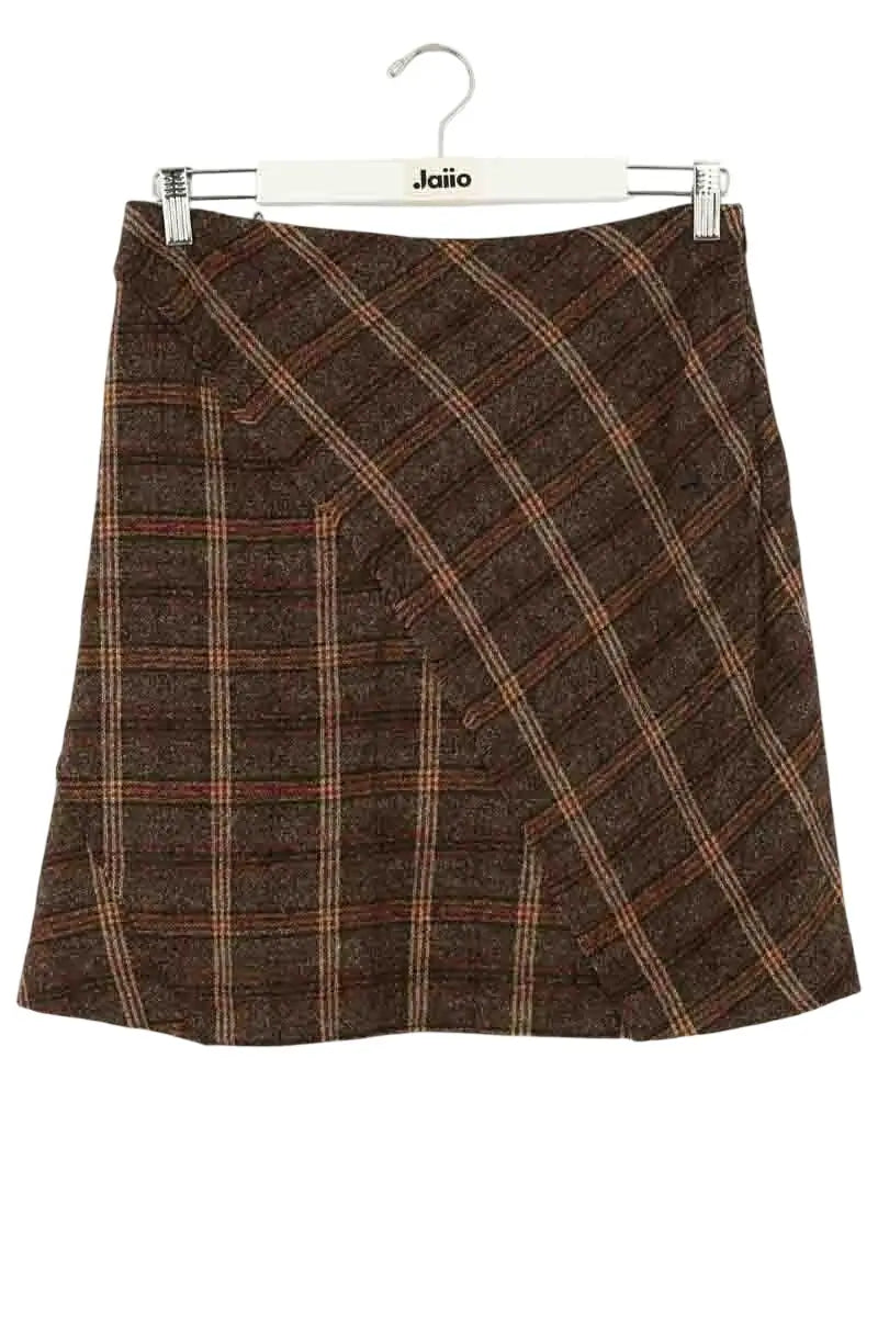 Mini jupe Kenzo Marron en Laine, taille L - Seconde Main