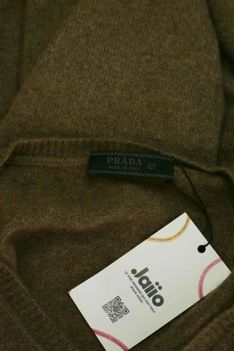 Pull Prada Marron en Cachemire