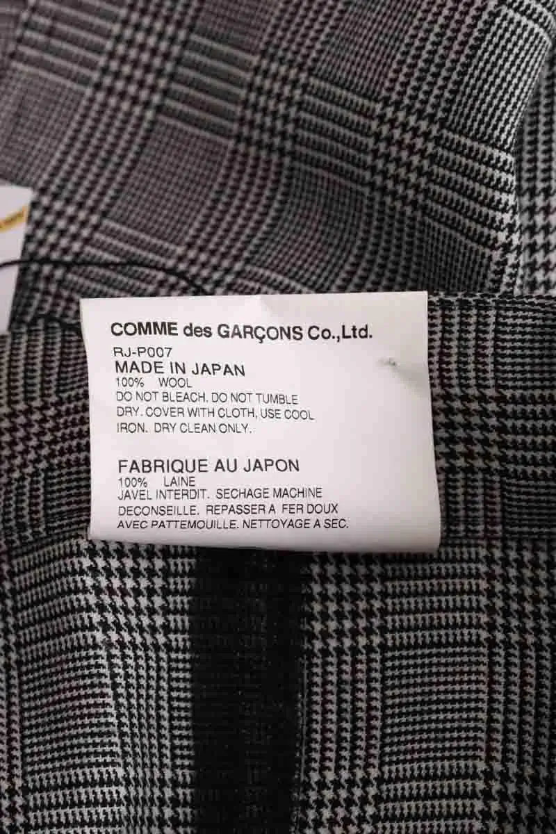 Short Comme Des Garçons Gris en Laine