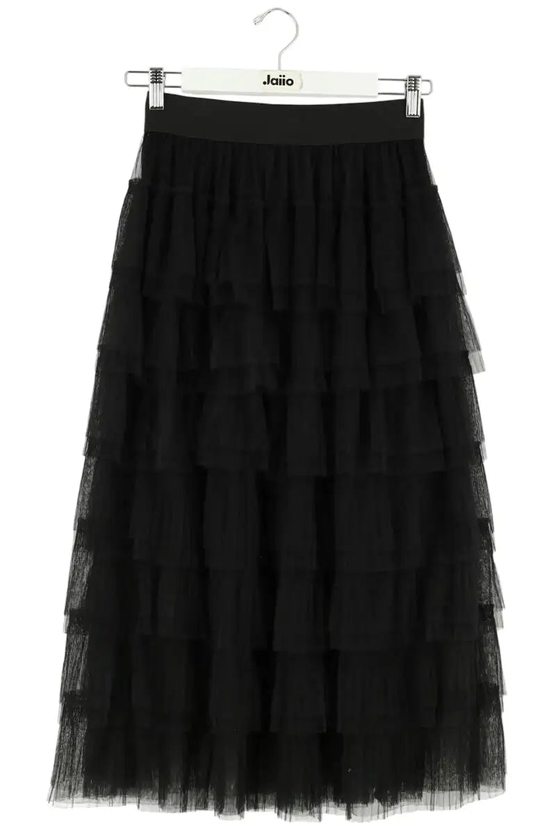 Jupe Maje Noir en Synthétique, taille S - Seconde Main