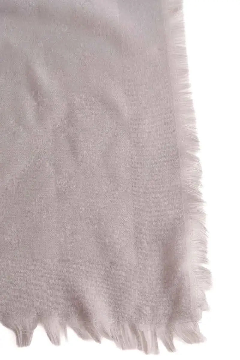 Écharpe Louis Vuitton Gris en Soie