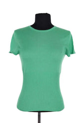 Top Eric Bompard Vert en Cachemire, taille S - Seconde Main