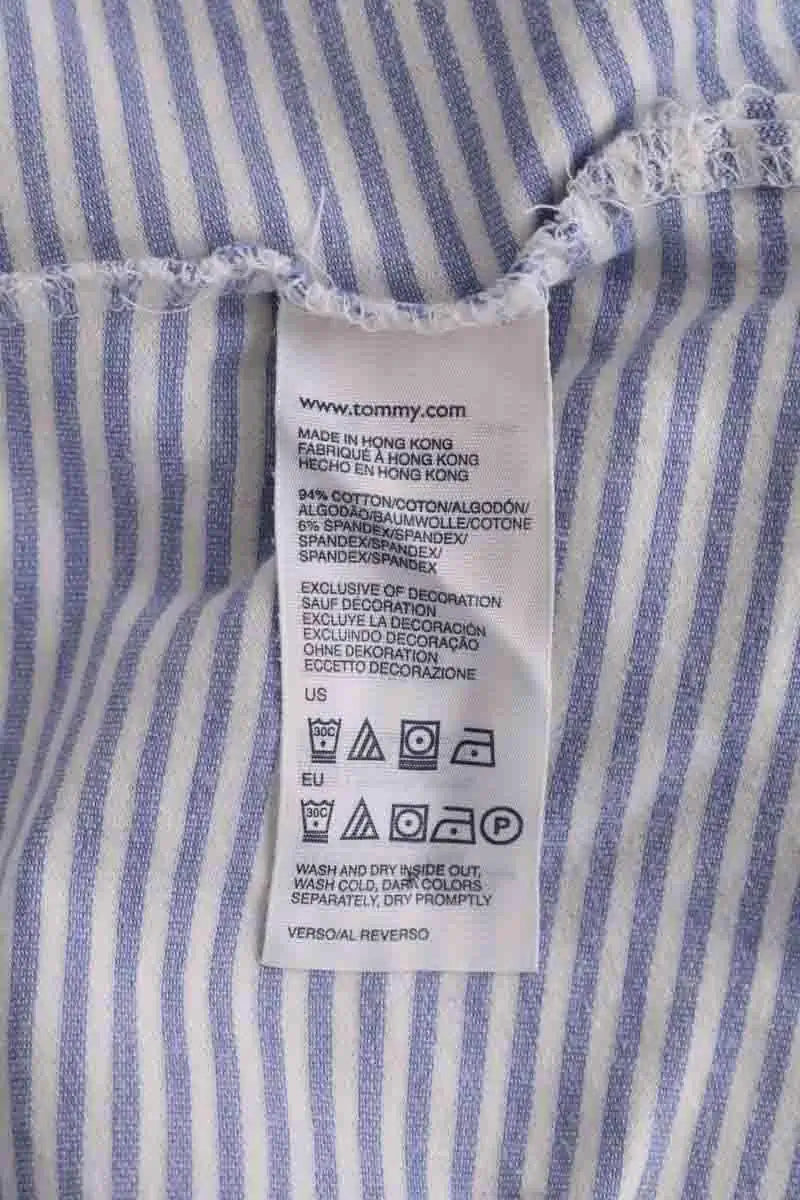 Polo Tommy Hilfiger Bleu en Coton