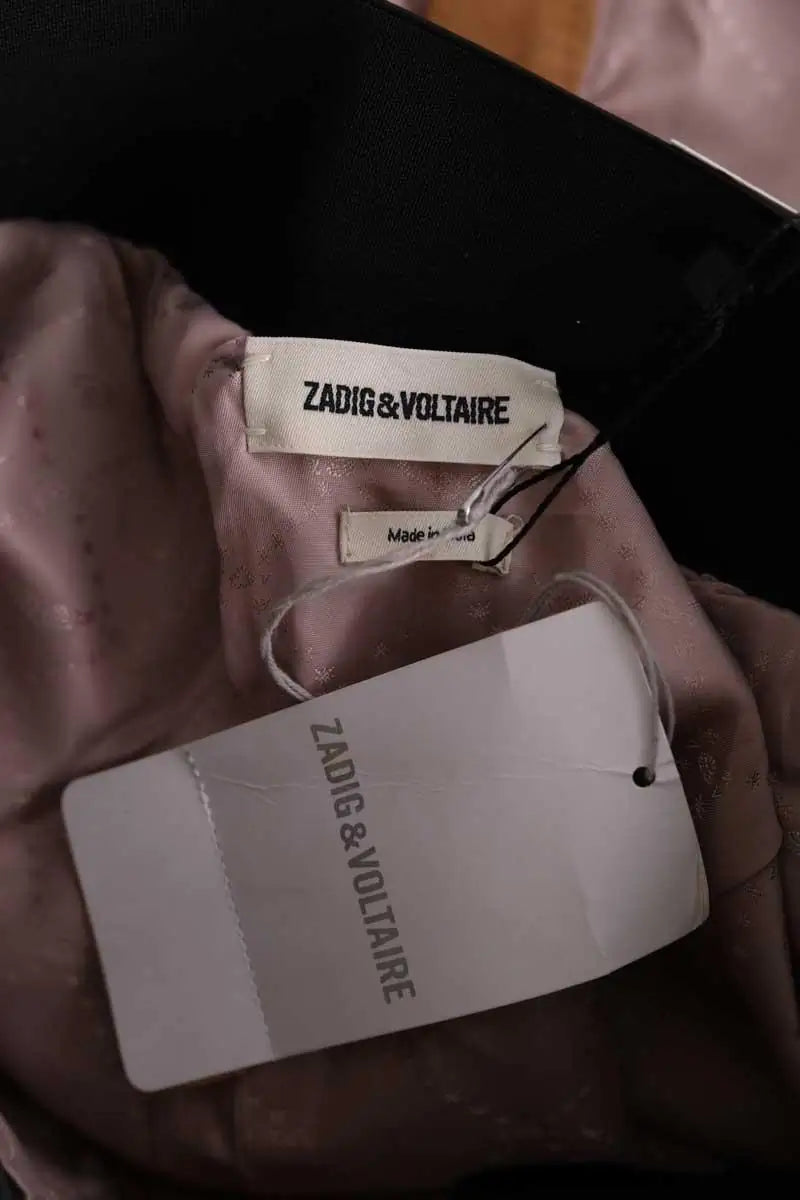 Mini jupe Zadig & Voltaire Junk Suede Camel en Daim