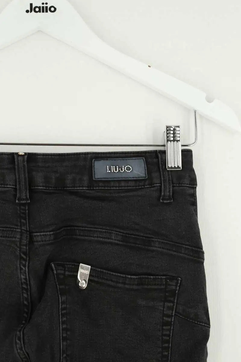 Jean slim Liu Jo Noir en Coton