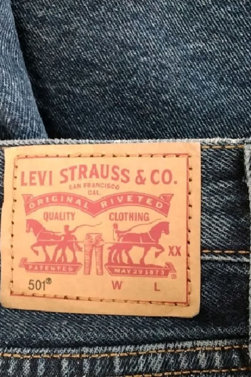 Jean droit Levi's  Bleu