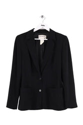 Blazer Mugler Noir en Synthétique, taille M - Seconde Main