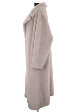 Manteau Plein Sud Gris en Daim