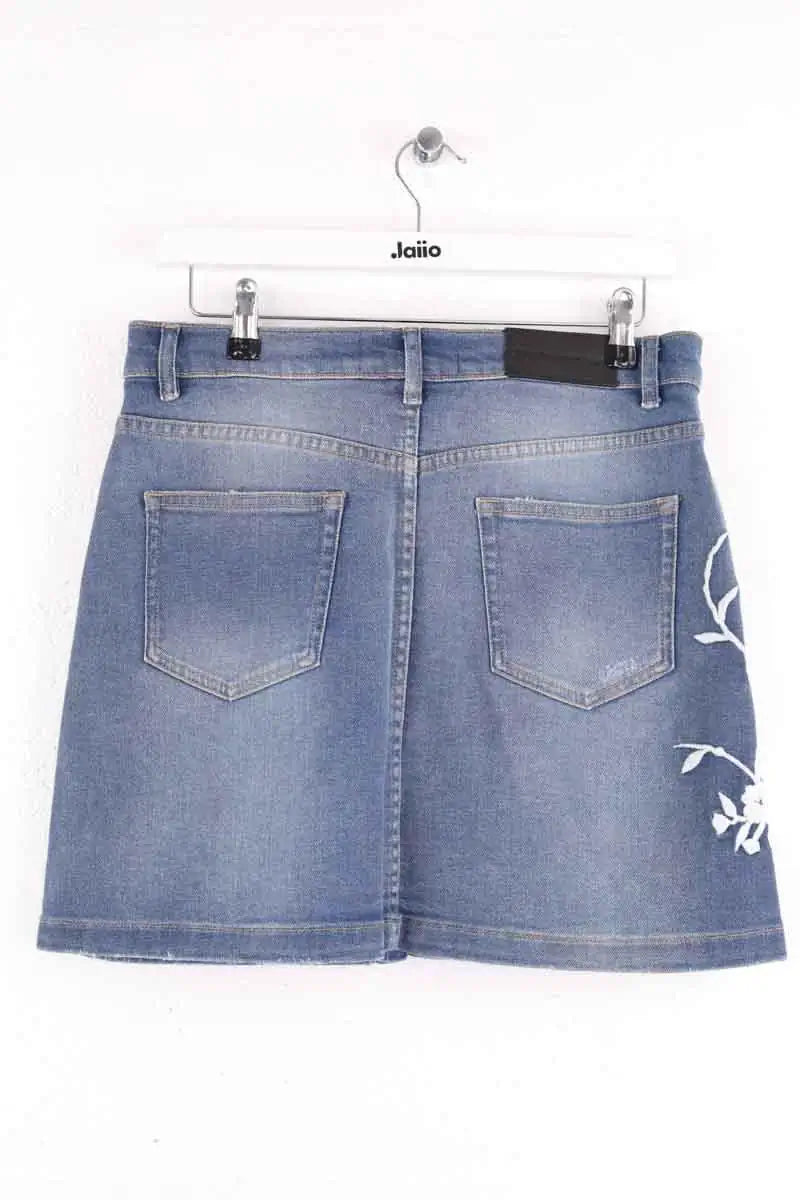 Mini jupe The Kooples Bleu en Coton