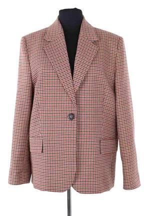 Blazer Stella Forest Rouge en Laine, taille L - Seconde Main
