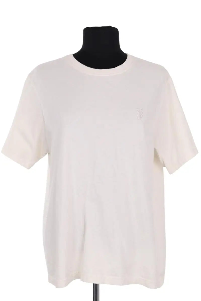 T-shirt Balzac Blanc en Coton, taille L - Seconde Main