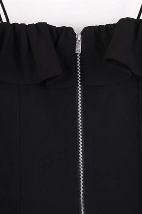 Robe Ganni Noir en Synthétique