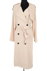 Trench-coat Vanessa Bruno Beige en Synthétique, taille XS - Seconde Main