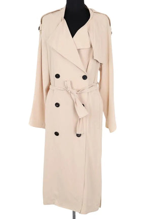 Trench-coat Vanessa Bruno Beige en Synthétique, taille XS - Seconde Main