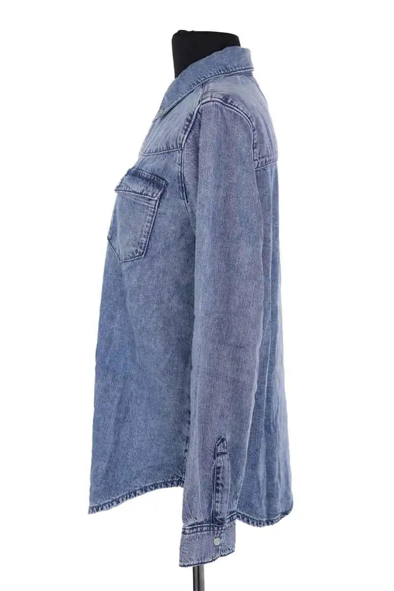 Chemise Ba&Sh Bleu en Coton