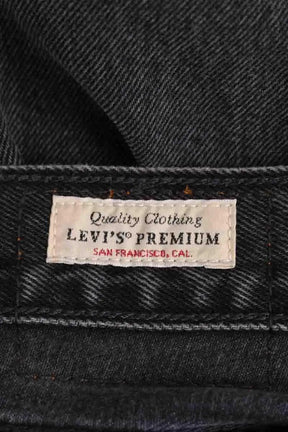 Jean droit Levi's 501 90's Noir en Coton