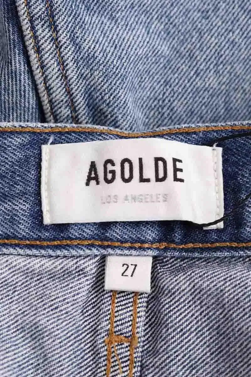 Mini short Agolde Bleu en Coton