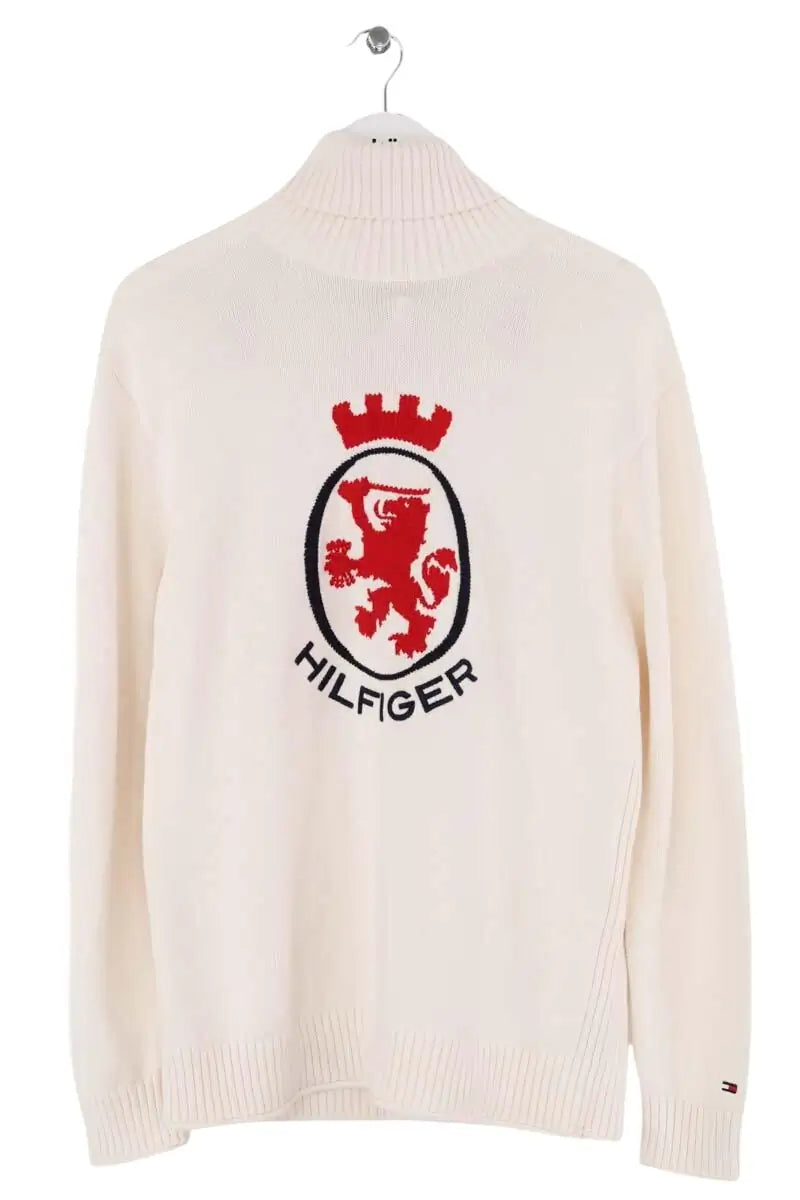Pull Tommy Hilfiger Blanc en Coton, taille S - Seconde Main