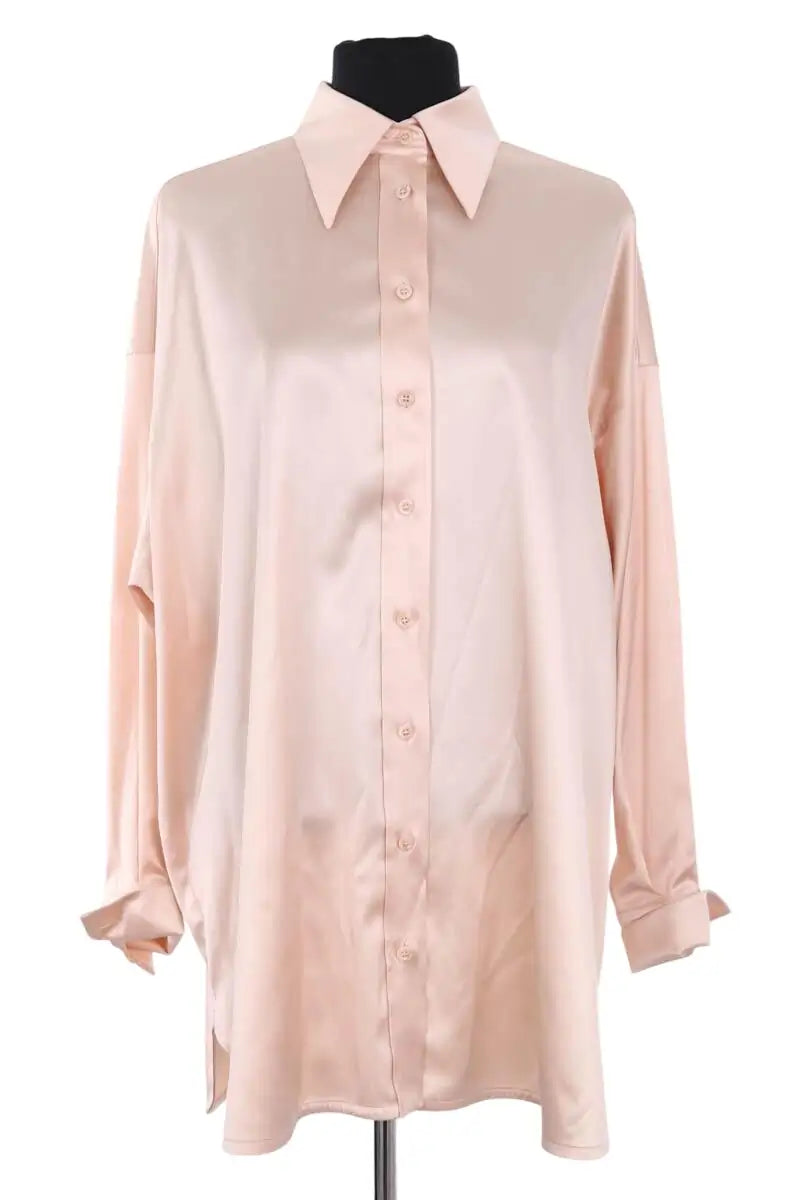 Blouse Dolce & Gabbana Rose en Soie, taille M - Seconde Main