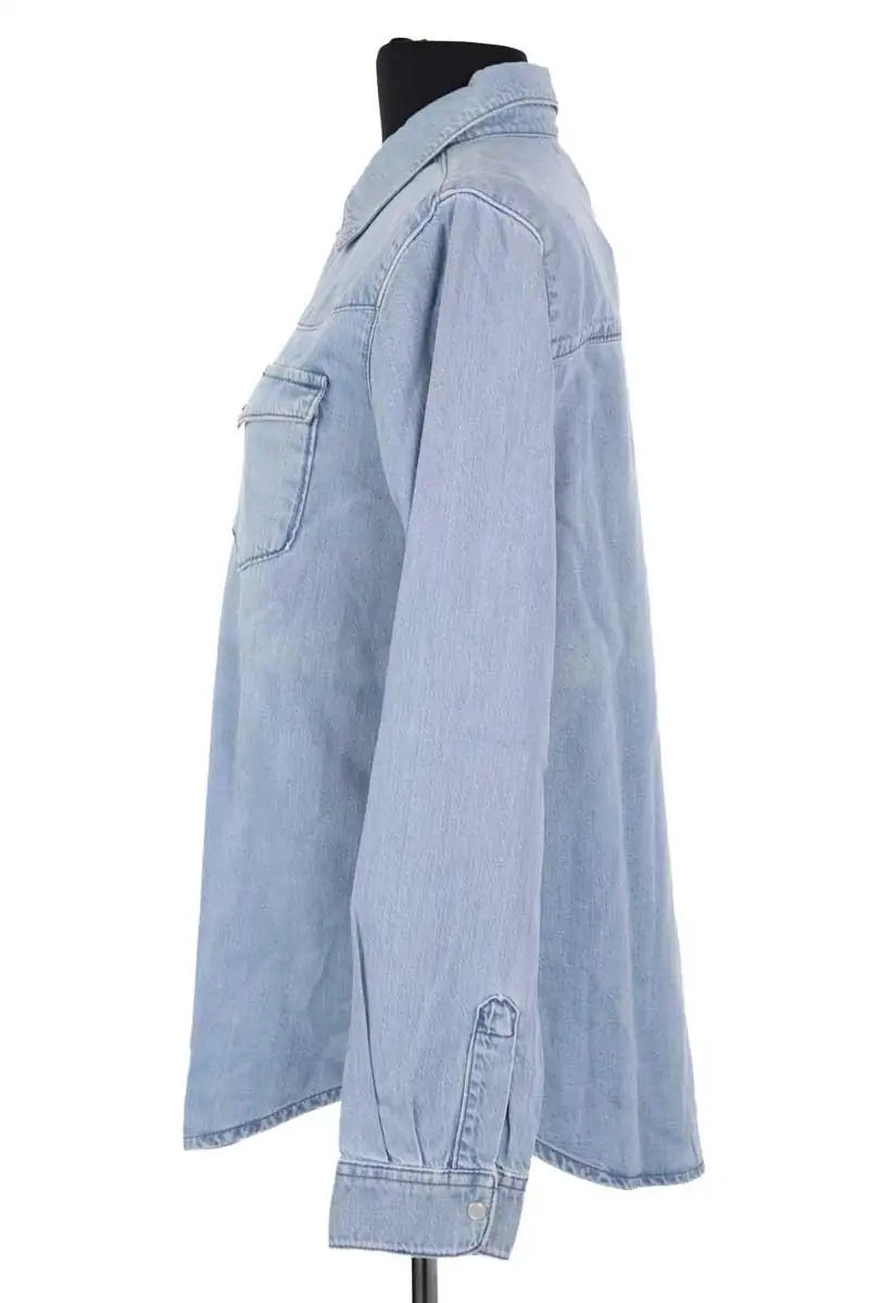 Chemise Ba&Sh Bleu en Coton