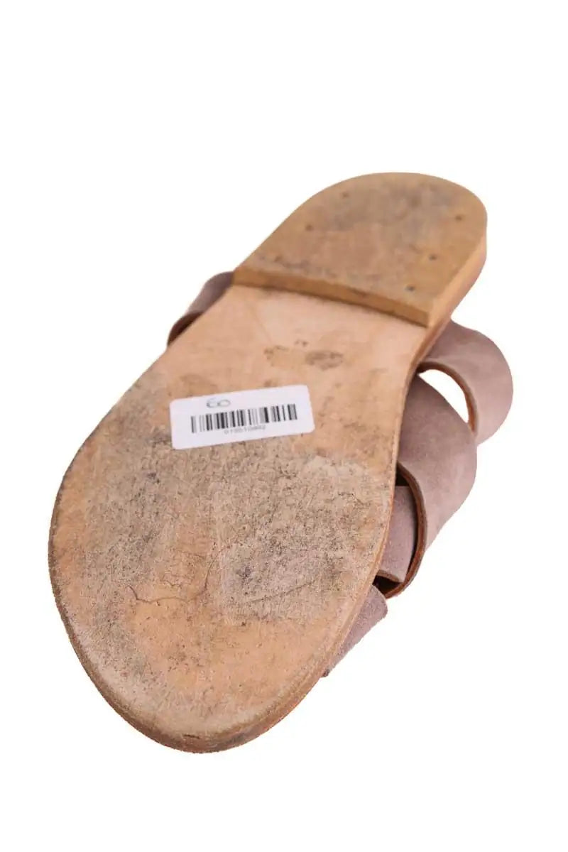 Espadrilles K.Jacques Gris en Cuir