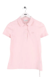Polo Lacoste Rose en Coton, taille S - Seconde Main