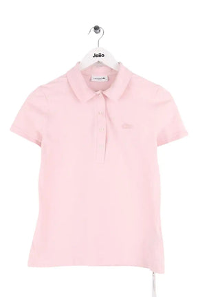 Polo Lacoste Rose en Coton, taille S - Seconde Main