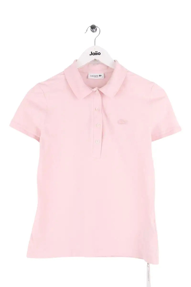 Polo Lacoste Rose en Coton, taille S - Seconde Main