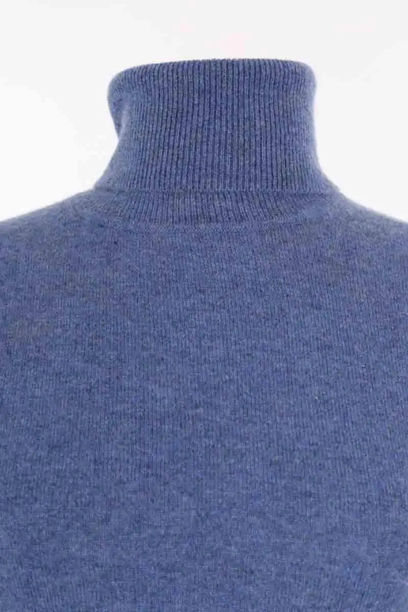 Pull Eric Bompard Bleu en Cachemire