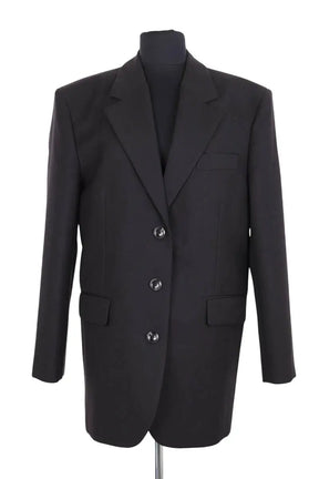 Blazer Anine Bing Sara Noir en Laine, taille S - Seconde Main
