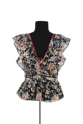 Blouse Ba&Sh Multicolore en Soie, taille S - Seconde Main