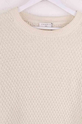 Pull Sandro Beige en Laine