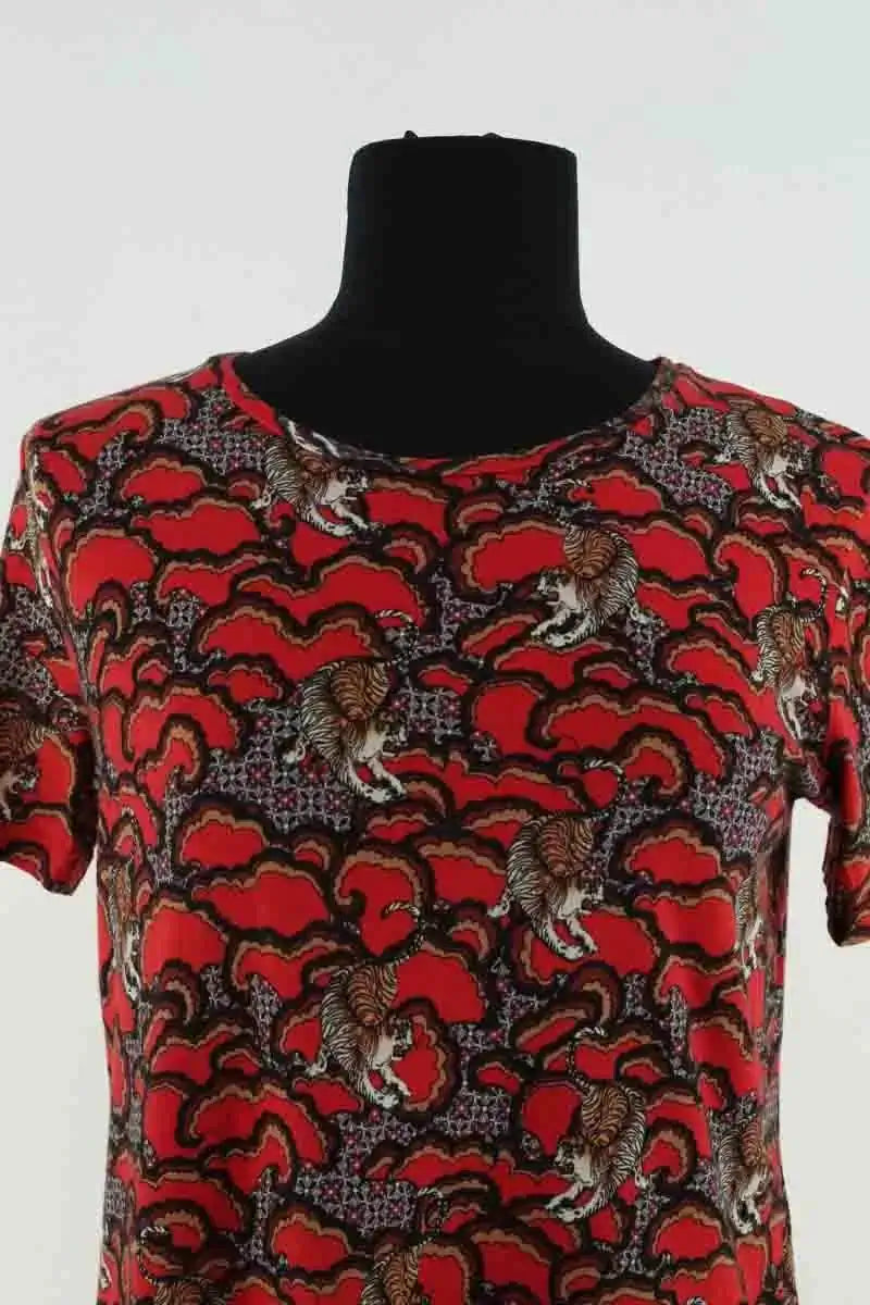 T-shirt Sandro Rouge en Coton