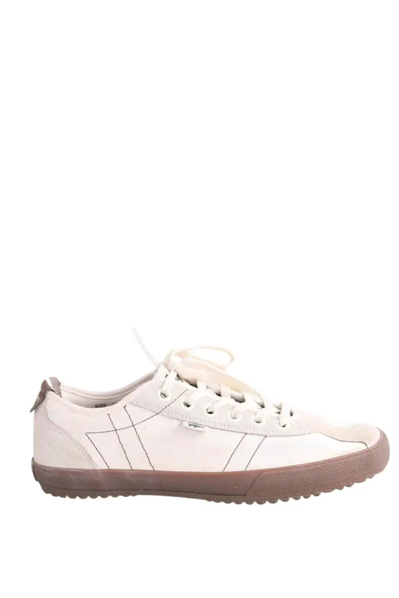 Baskets basses Lacoste Beige en Tissu, taille 42 - Seconde Main