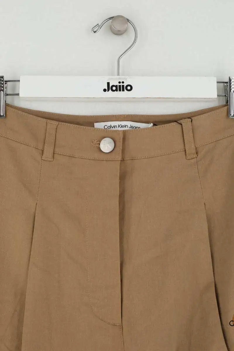 Pantalon Calvin Klein Camel en Coton
