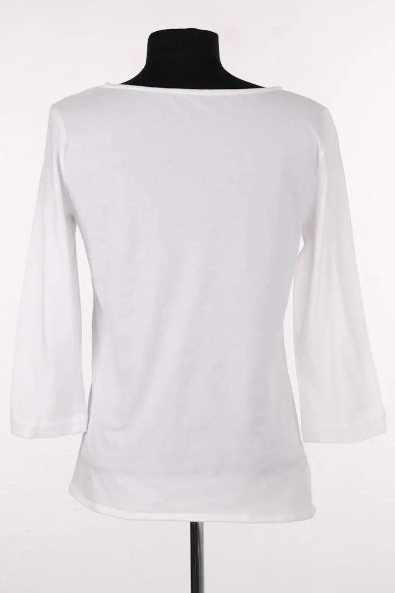 Top Majestic Filatures Blanc en Coton