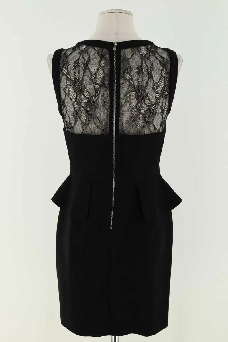 Robe Sandro Noir en Synthétique