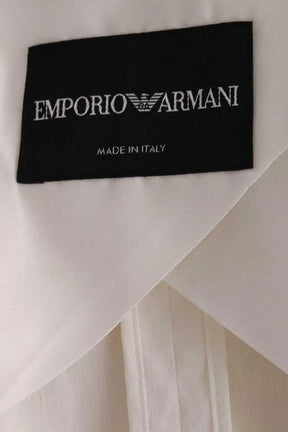 Blazer Emporio Armani Blanc en Synthétique