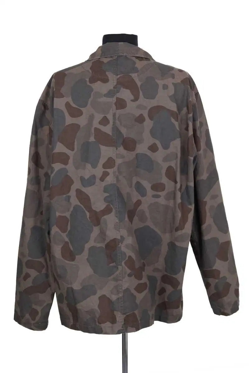 Veste BLEU Kaki en Coton