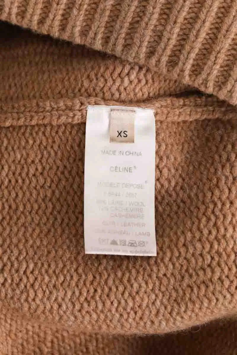 Cardigan Celine Camel en Laine