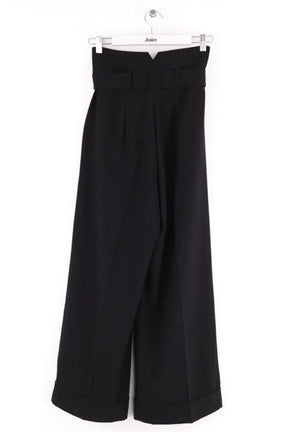 Pantalon large Tara Jarmon Noir en Synthétique