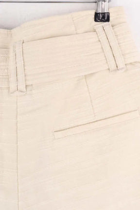 Mini short Sézane Ecru en Coton