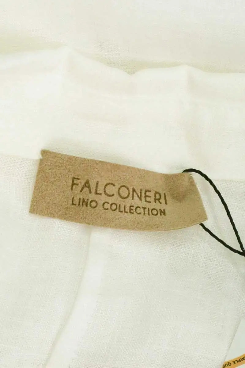 Robe Falconeri Blanc en Lin